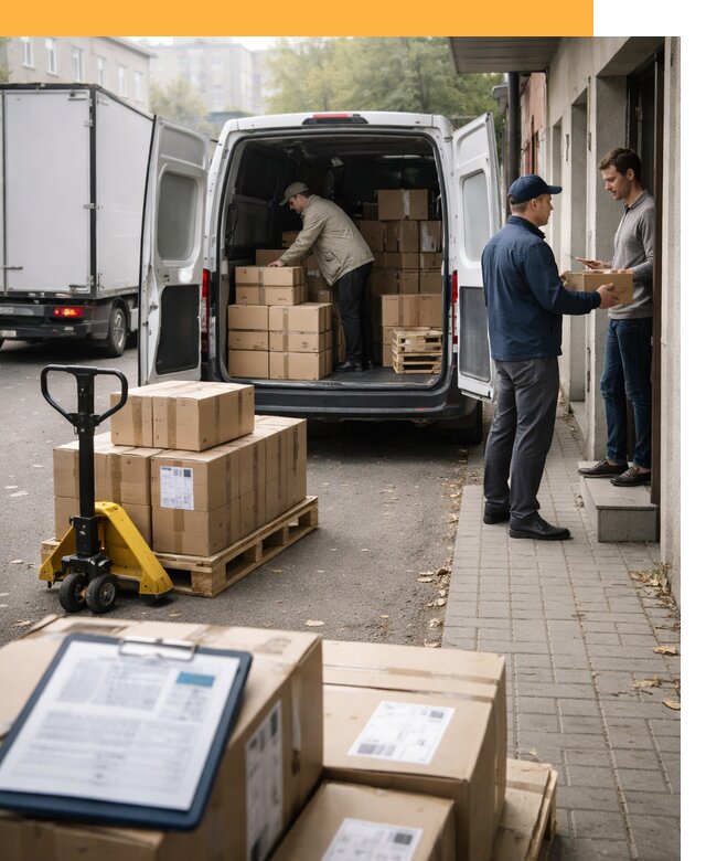 Доставка грузов от двери до двери с таможней от 47106 руб.