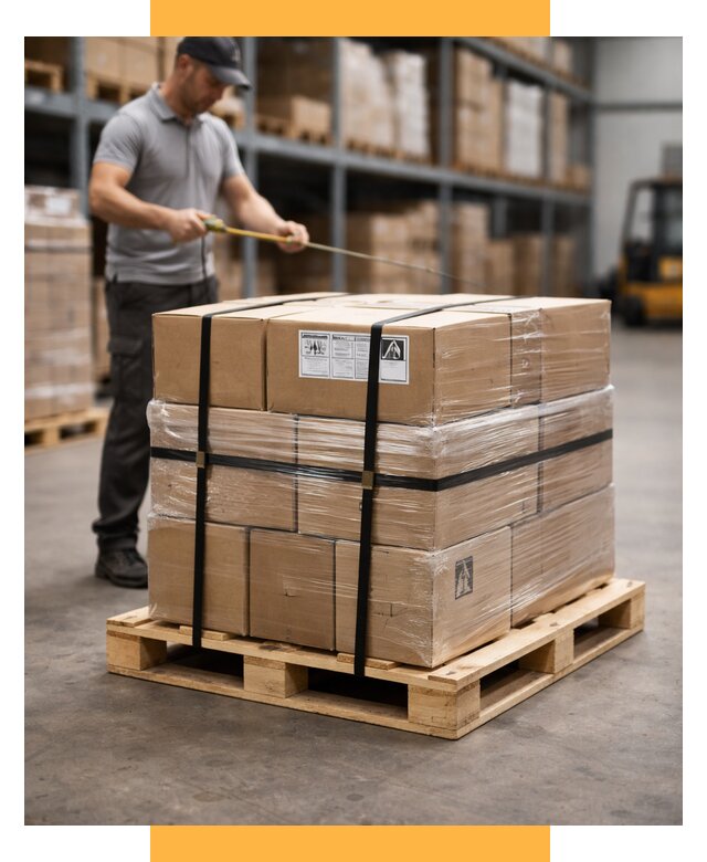 Упаковка и паллетирование грузов от 3664 р. | СетСервис-Нвт