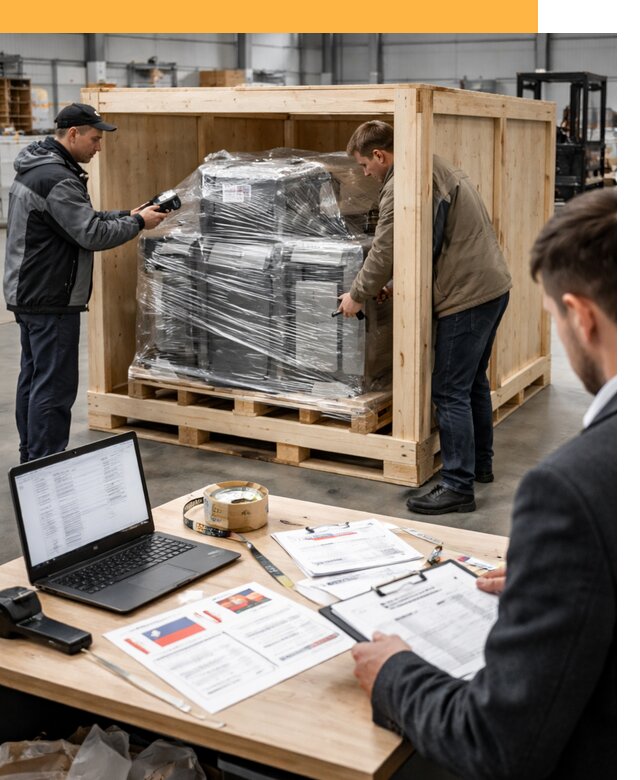 Доставка промышленного оборудования из США от 68042 руб