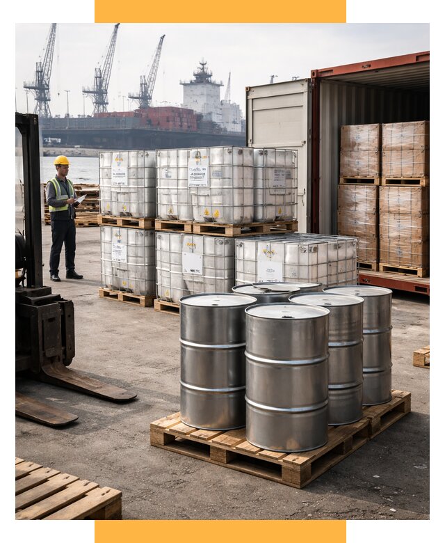 Доставка химического сырья из Индии от 261700 р. | СетСервис-Нвт