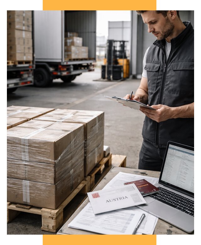 Доставка в Австрию от 68042 р. Логистика и экспорт СетСервис-Нвт