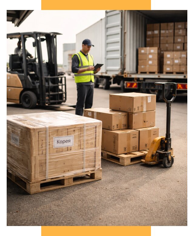 Доставка грузов в Корею из России от 36638 р. | СетСервис-Нвт