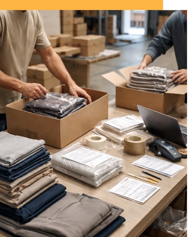 Перевозка одежды по миру от 7851 руб. с таможенным оформлением