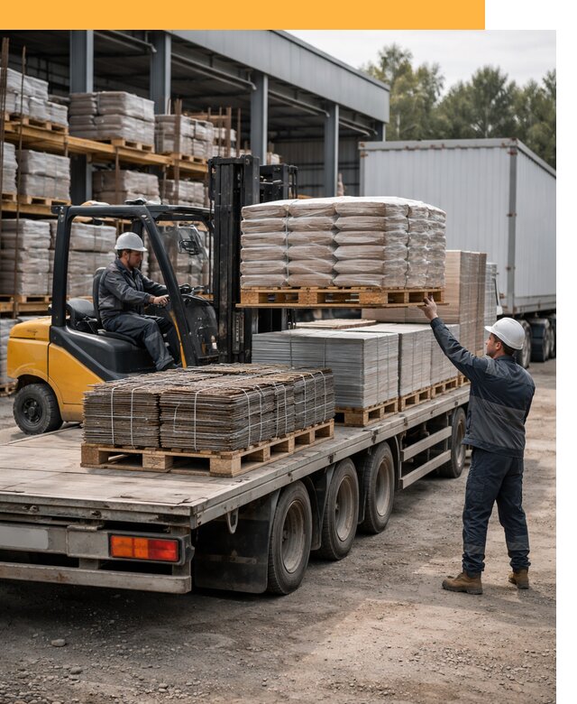 Перевозка строительных материалов по миру от 5757 руб