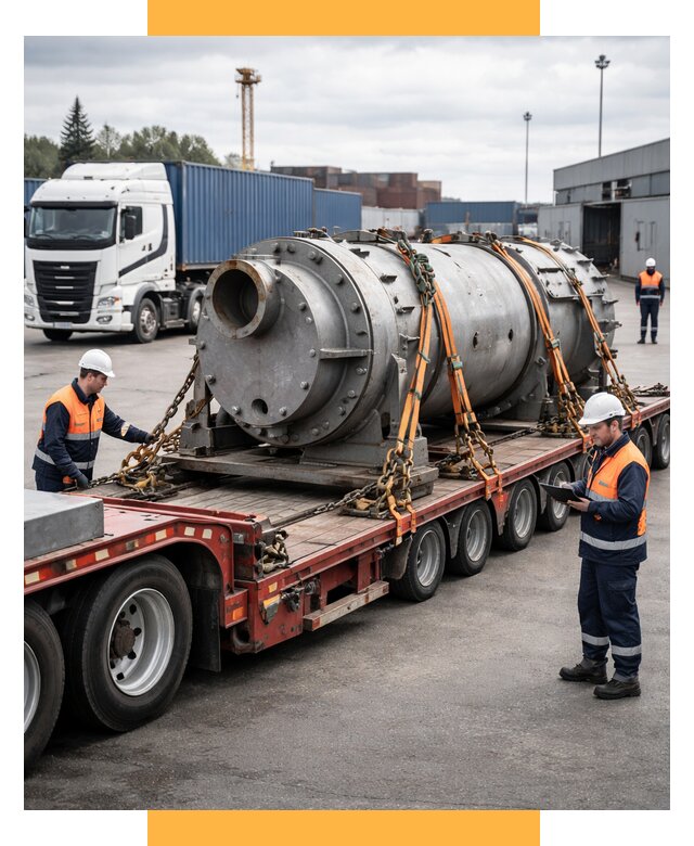 Перевозка тяжеловесных грузов под ключ от 157020 р. | СетСервис-Нвт