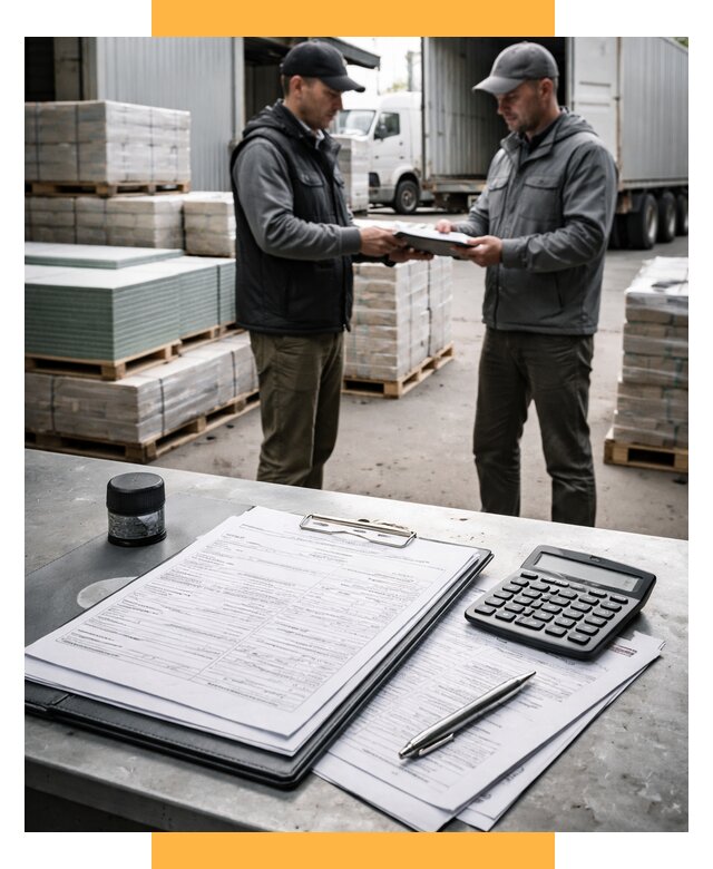 Таможенное оформление стройматериалов от 8898 р. | СетСервис-Нвт