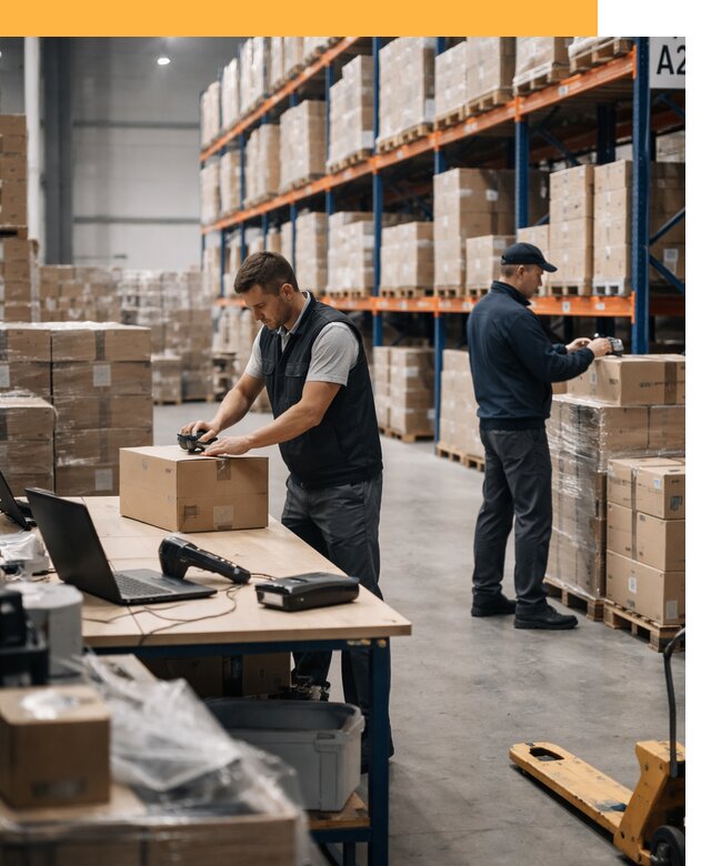 Склад консолидации в Европе: хранение, сортировка от 6804